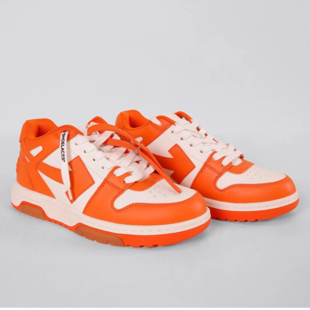 Off white sneakers men’s orange color size 41 8